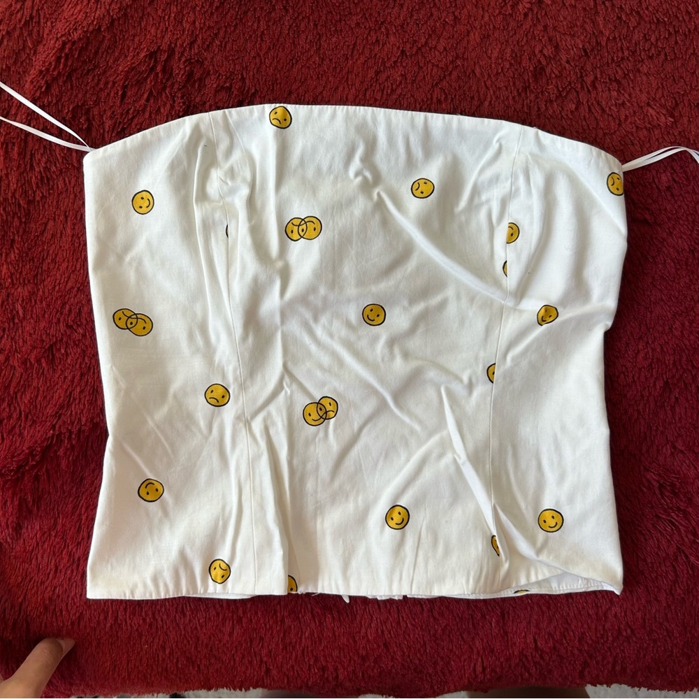 Reformation Smiley Tube Top